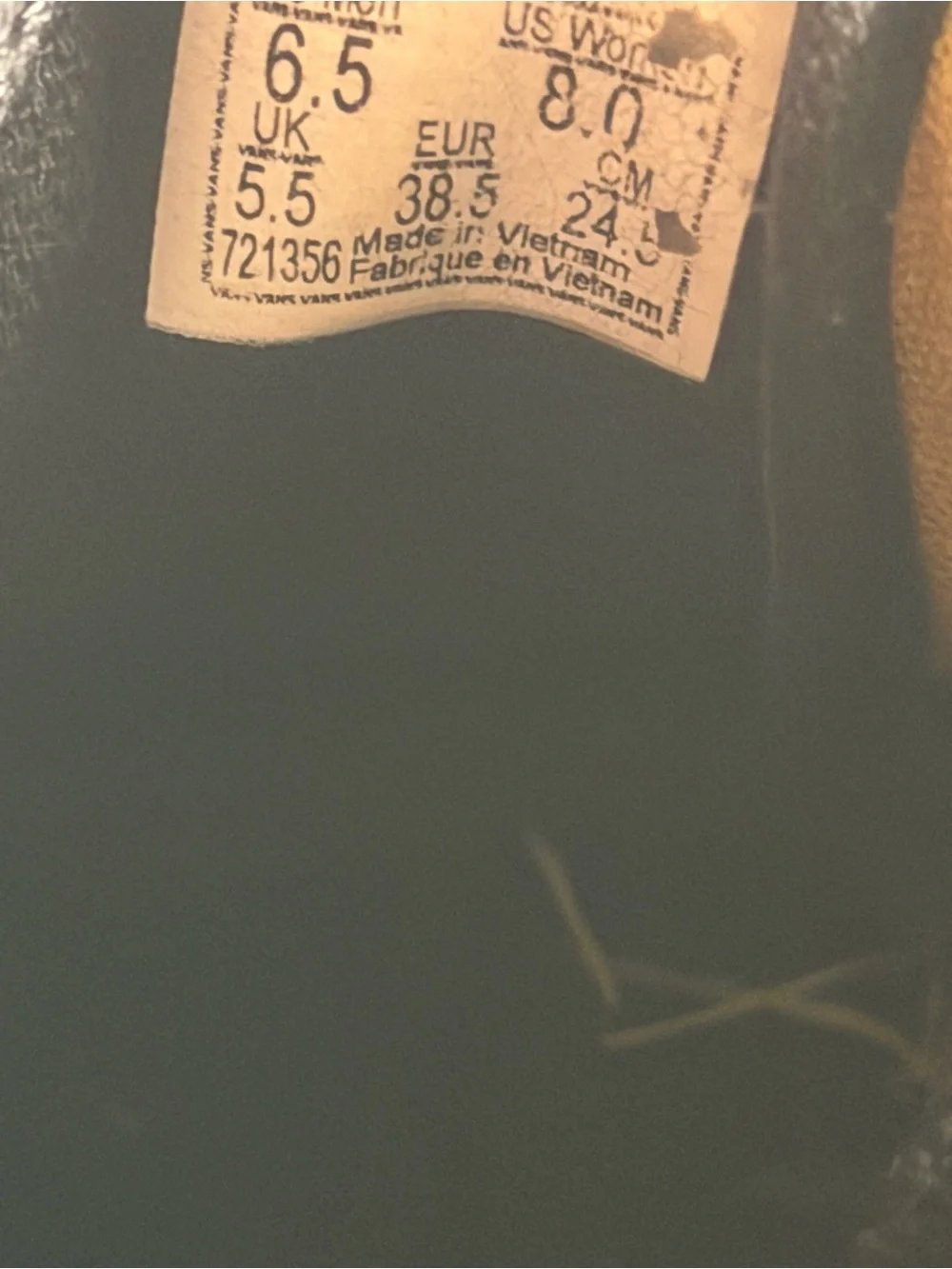 VANS x The Nightmare Before Christmas Sally Era Stacked Womens Shoes Size 8
